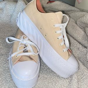 Converse Ox Lift 2X Hybrid Shine Canvas Platforms